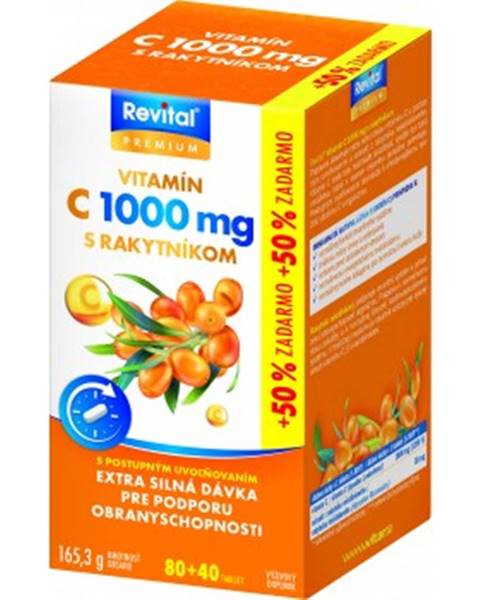 C vitamín 1000 mg + rakytník 80+40 tbl