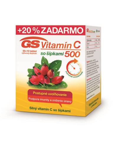 Vitamín C 500 so šípkami
