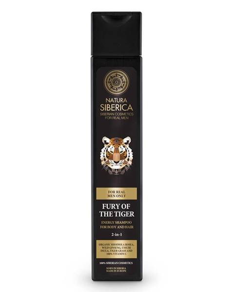 Natura Siberica Energizujúci šampón na vlasy a telo 2v1 "Neskrotnosť tigra"