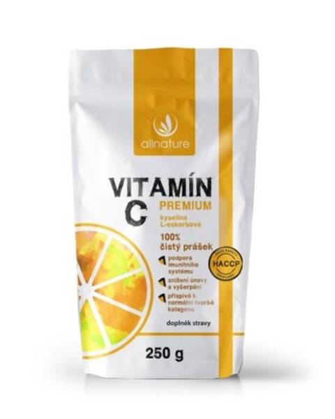ALLNATURE Vitamín C premium prášok 250 g