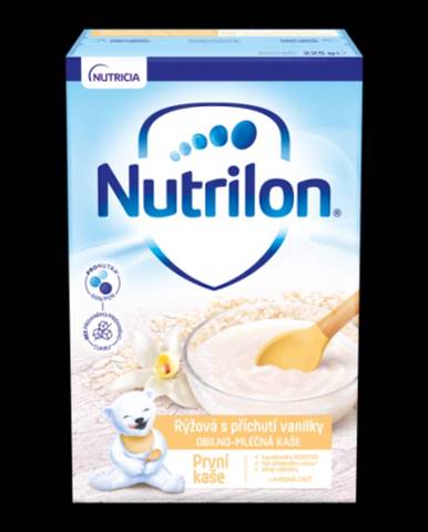 NUTRILON Obilno-mliečna prvá kaša ryžová s príchuťou vanilky 225 g