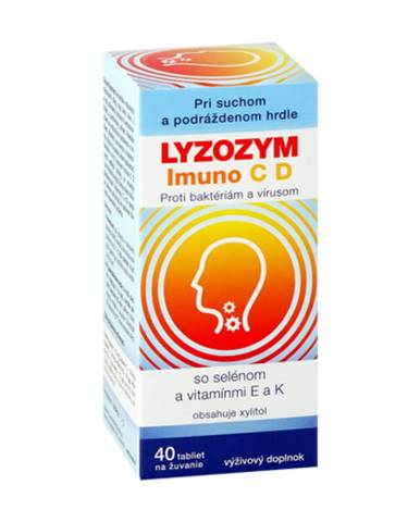 LYZOZYM Imuno C, D so selénom a vitamínmi E a K 40 žuvacích tabliet