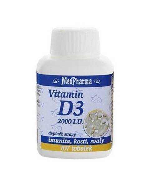 MEDPHARMA Vitamín D3 2000 I.U. 107 kapsúl
