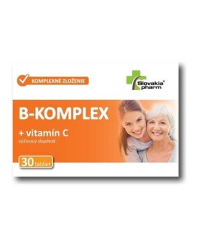 SLOVAKIAPHARM B-komplex + vitamín C 30 tabliet