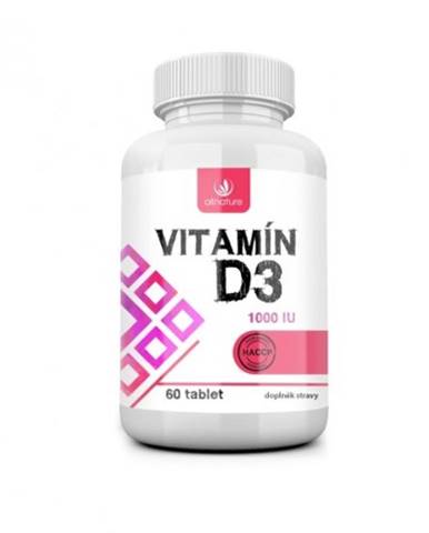 ALLNATURE Vitamín D3 1000 IU 60 tabliet