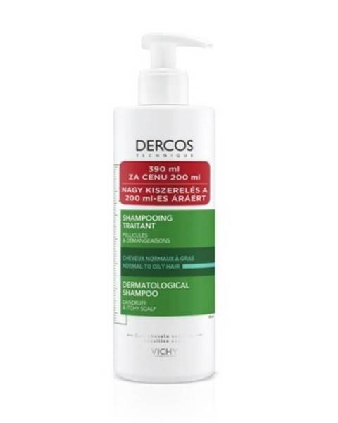 Dercos anti-dandruff DS šampón proti lupinám, normálne až mastné vlasy 390 ml