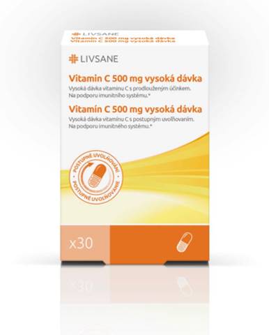 Vitamín C 500 mg vysoká dávka 30 kapsúl s postupným uvoľňovaním