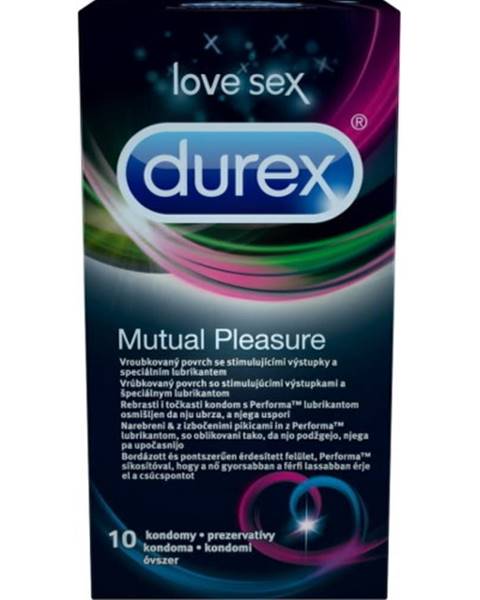 DUREX Mutual pleasure prezervatív 10 kusov