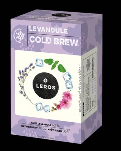 LEROS Cold brew levanduľa 20 x 1 g
