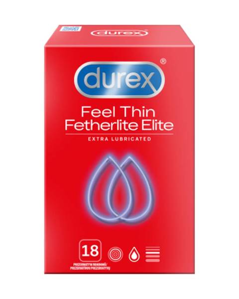 Feel thin extra lubricated kondóm 18 kusov