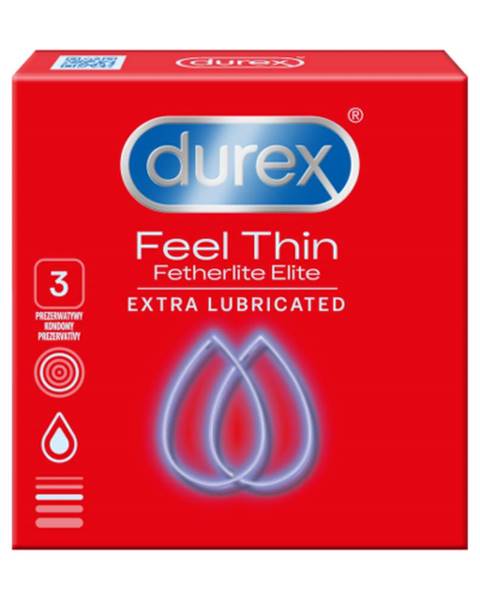 Feel thin extra lubricated kondóm 3 kusy