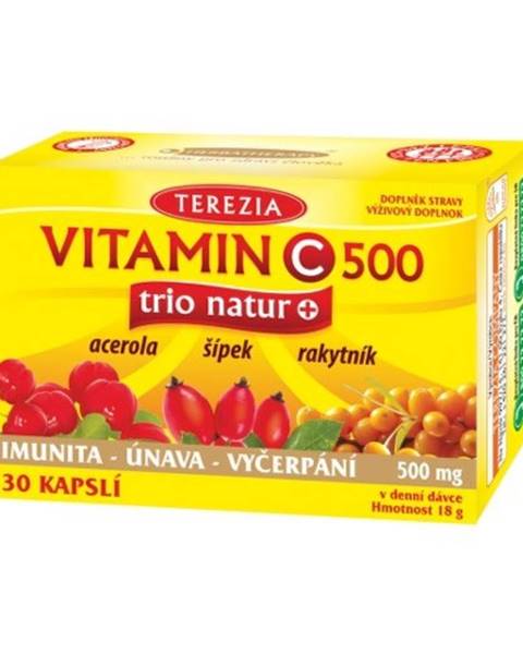 TEREZIA Vitamín C 500 trio natur+ 30 kapsúl