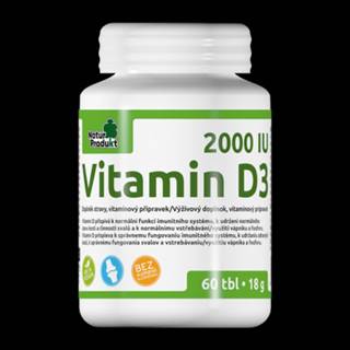 NATURPRODUKT Vitamín D 2000 IU 60 tabliet