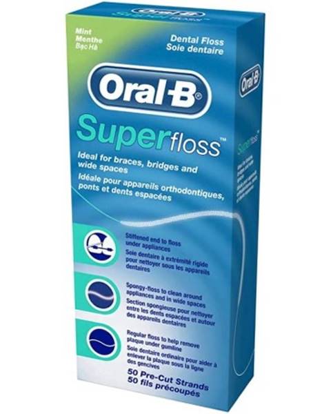 ORAL B super floss mint zubná niť 50 kusov