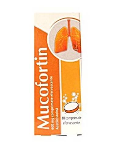 MUCOFORTIN 600 mg 10 šumivých tabliet