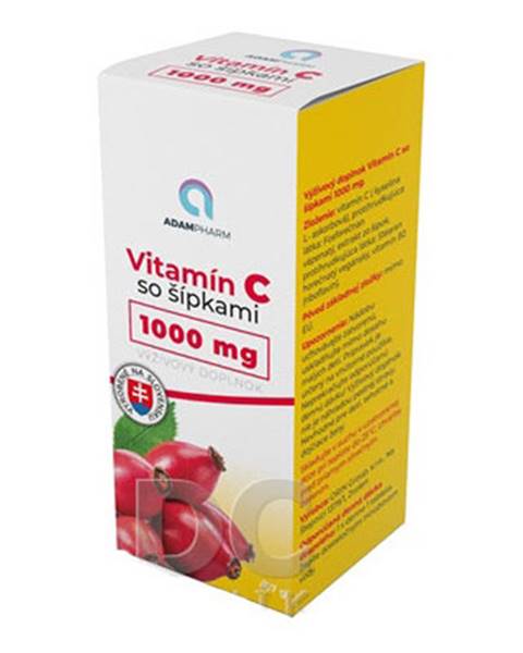 Vitamín C 1000 mg so šípkami 60 kapsúl