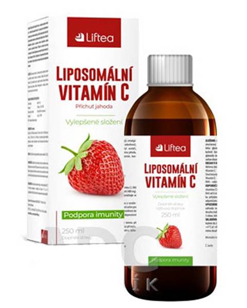 LIFTEA Lipozomálny vitamín C tekutý s jahodou príchuťou 250 ml