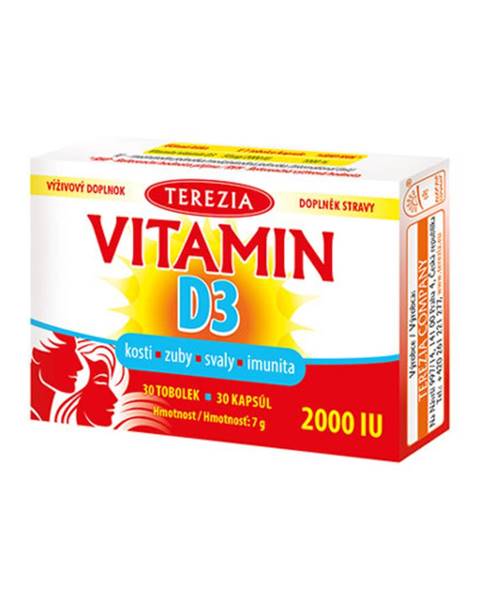 Vitamín D3 2000 IU 30 kapsúl