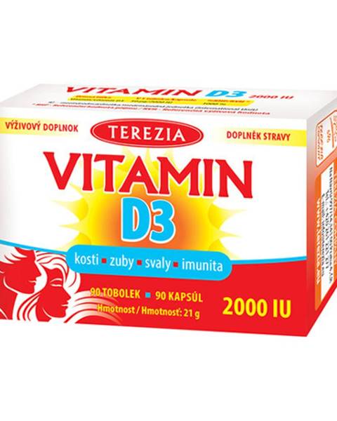 Vitamín D3 2000 IU 90 kapsúl