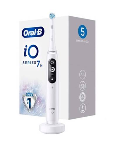 ORAL-B io series 7 white elektrická zubná kefka + držiak + puzdro 1 set