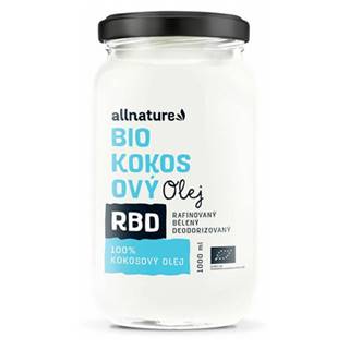 ALLNATURE Bio kokosový olej RBD bez vône 1 l