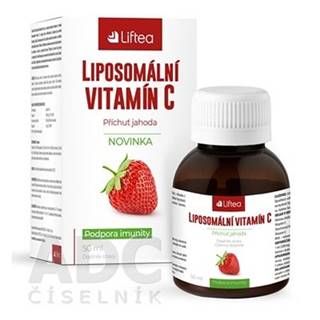 LIFTEA Lipozomálny vitamín C príchuť jahoda 50 ml