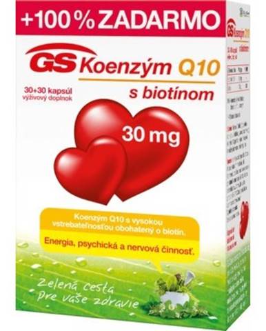GS Koenzým Q10 60 mg s vitamínom B1 30 tabliet + 30 ZADARMO