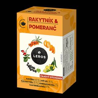 LEROS Čajová chvíľka rakytník a pomaranč 20 x 2 g
