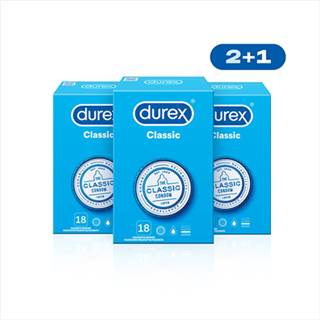 DUREX Classic kondóm 2+1 54 ks