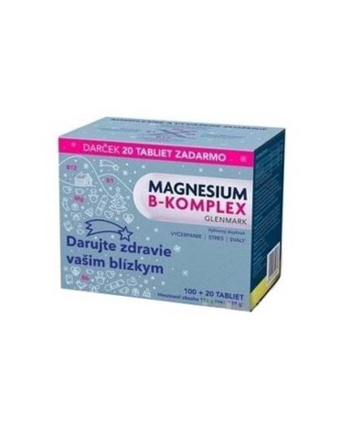 GLENMARK Magnesium B-komplex Vianočné balenie 100 + 20 tabliet ZADARMO