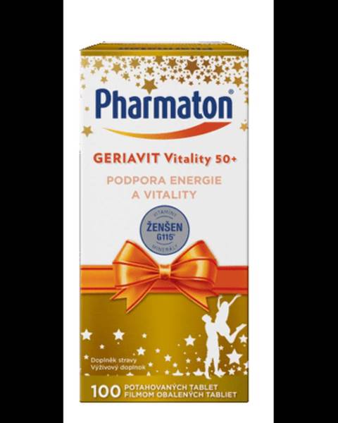 PHARMATON Geriavit vitality 50+ vianočné balenie 100 tabliet