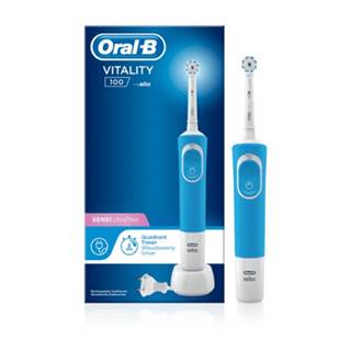 Vitality 100 sensi ultrathin modrá elektrická zubná kefka 1 kus