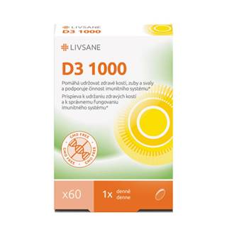 Vitamín D3 1000 IU 60 kapsúl
