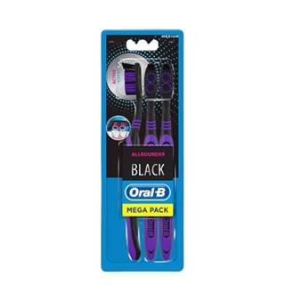 Black allrounder medium zubná kefka manuálna 3 ks