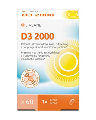 Vitamín D3 2000 IU 60 kapsúl