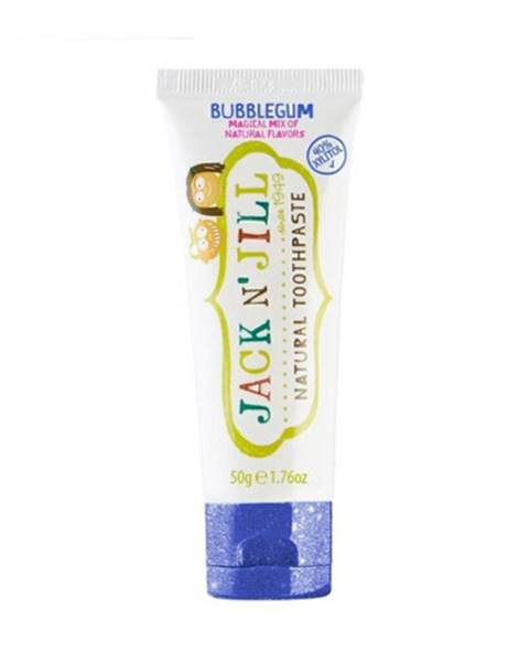 JACK N´JILL Prírodná zubná pasta pre deti príchuť žuvačky bubblegum 50 g