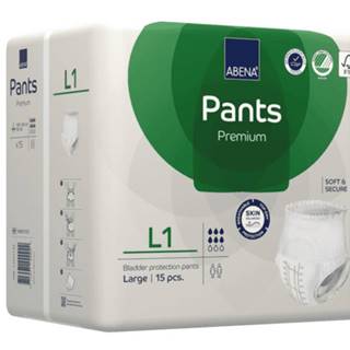Pants premium L1 navliekacie plienkové nohavičky boky 100-140 cm savosť 1400 ml 15 ks