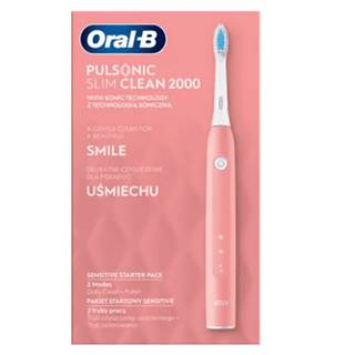 Oral-B Pulsonic slim clean 2000 pink sonická zubná kefka 1 ks