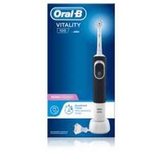 Oral-B Vitality 100 sensi ultra thin black elektrická zubná kefka 1 ks