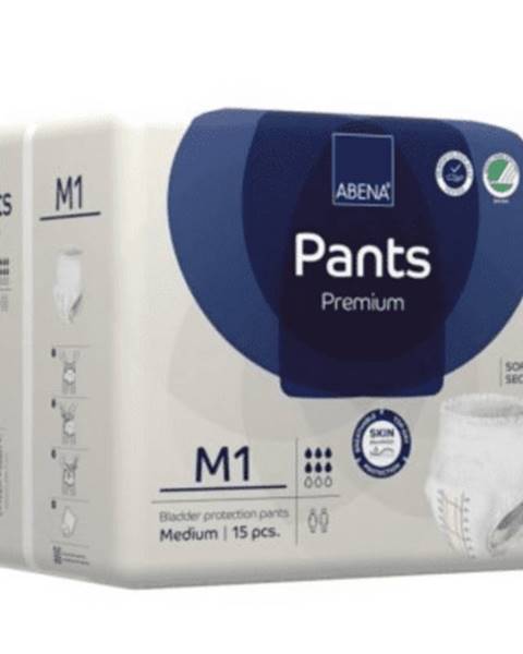 Pants premium M1 navliekacie plienkové nohavičky boky 80-110 cm savosť 1400 ml 15 ks