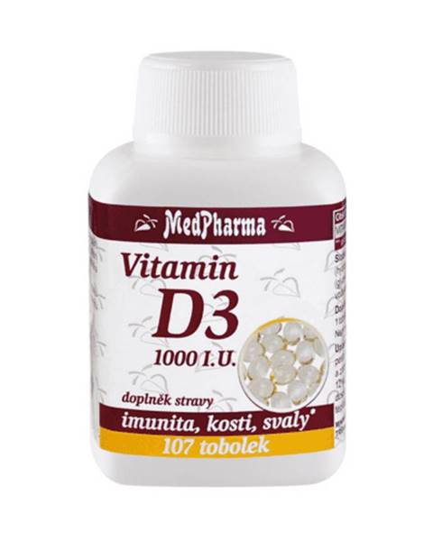 MEDPHARMA Vitamín D3 1000 i.u. 107 kapsúl