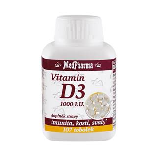 MEDPHARMA Vitamín D3 1000 i.u. 107 kapsúl