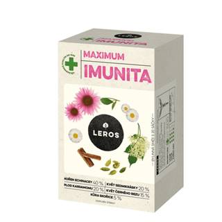 Imunita max echinacea & sedmokráska bylinný čaj nálevové vrecúška 20 x1,5 g