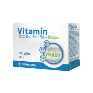 Vitamín D3 + zinok + selén + probio 30 ks