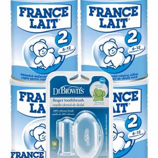 France Lait 2 + Dr.Browns zubná kefka