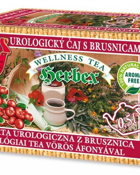Herbex urologický čaj s brusnicami