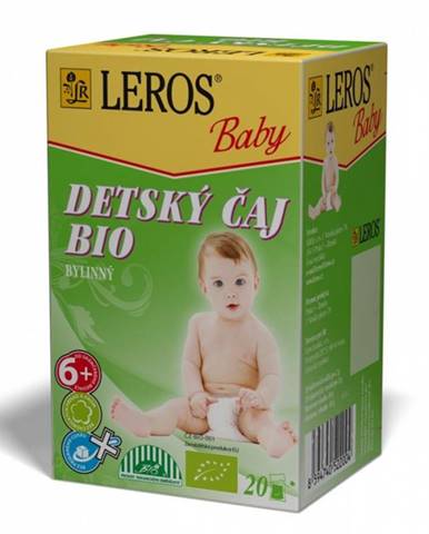 Leros baby detský čaj bio bylinný