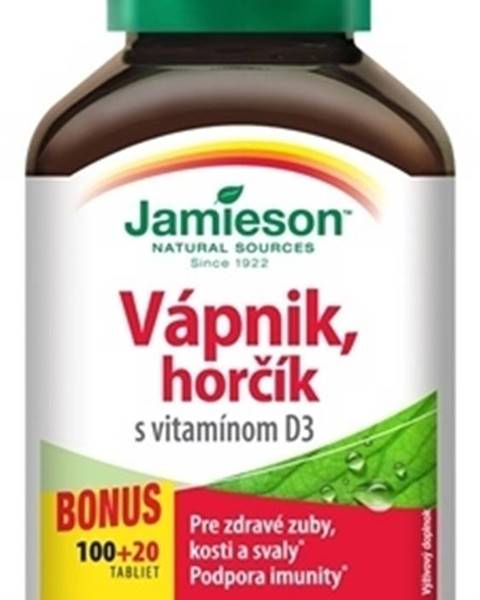 Jamieson vápnik, horčík s vitamínom d3