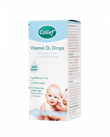 Colief Vitamín D3 kvapky pre deti