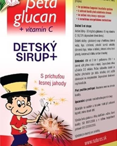 Natures beta glucan detsky sirup+